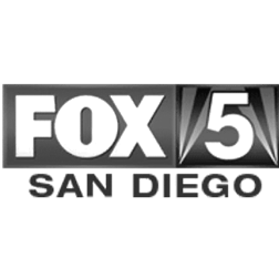 Fox 5 San Diego Logo where Nuvia Dental Implants Center was featured