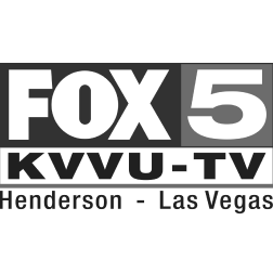 KVVU TV Las Vegas Logo  where Nuvia Dental Implants Center was featured