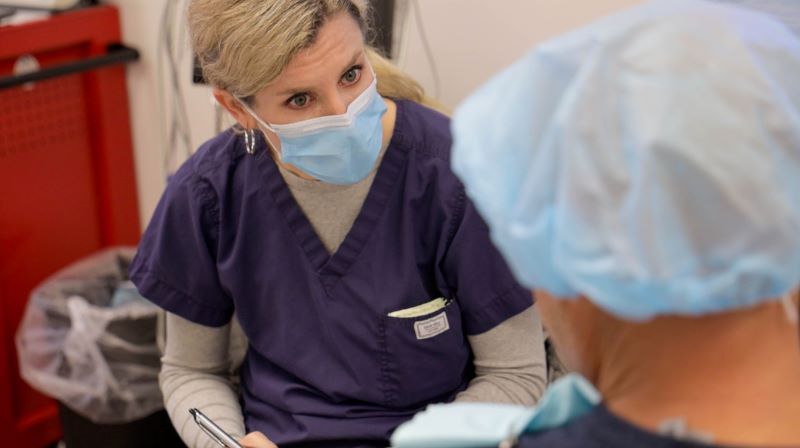 Sedation Specialist Speaking with Patient