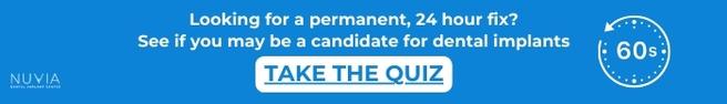 CTA graphic for the dental implant quiz