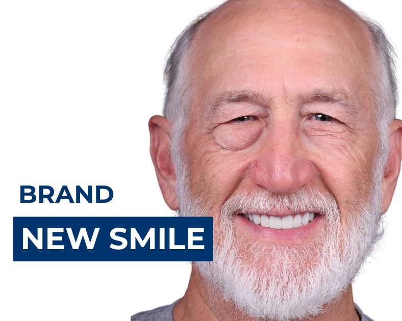 Man after receiving dental implants in san diego