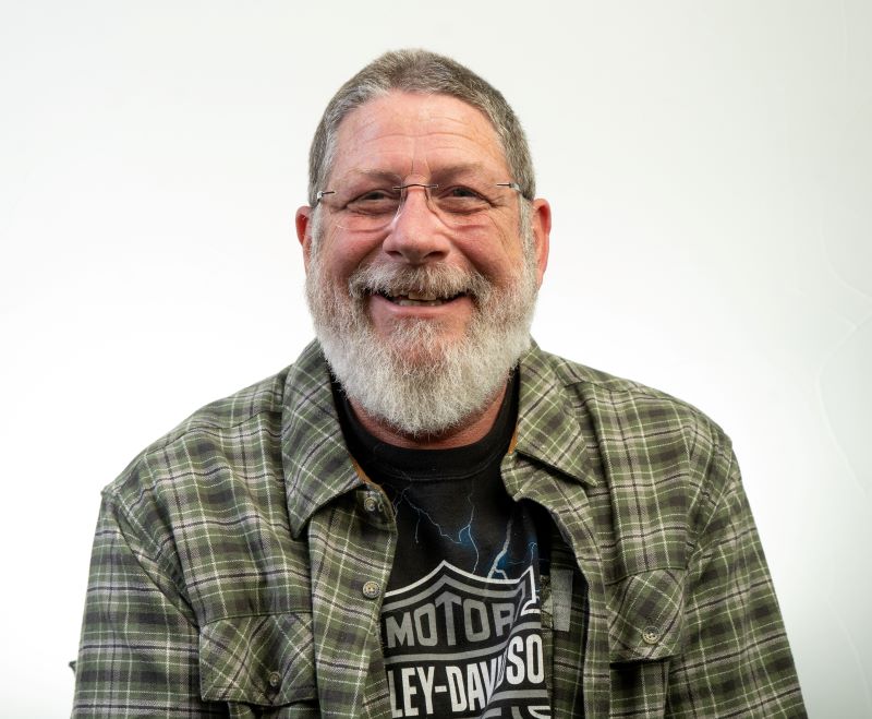 Mike smiling before getting his dental implants in fort worth tx